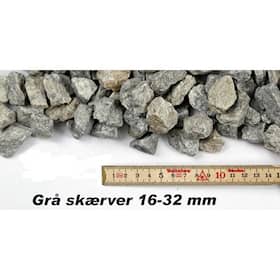 Granitskærver 16-32 mm i grå bigbag med 1000 kg