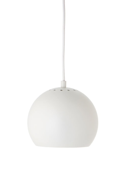 Frandsen Ball pendel matt white E27 Ø18 cm