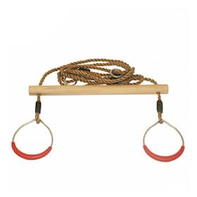 Nordic Play trapezgynge i træ med ringe