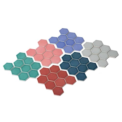SCG Mosaik Cotto Hexagon Old Rose fliser 59 x 51 mm 10 stk. 0,97 m2
