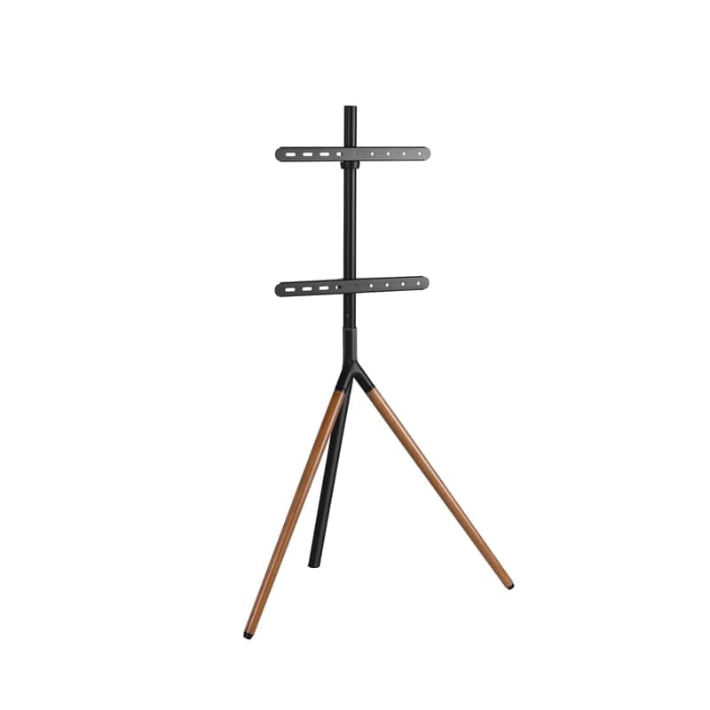 Sinox Tripod TV gulvstand lyst træ/hvid med drejbar top 45-65"