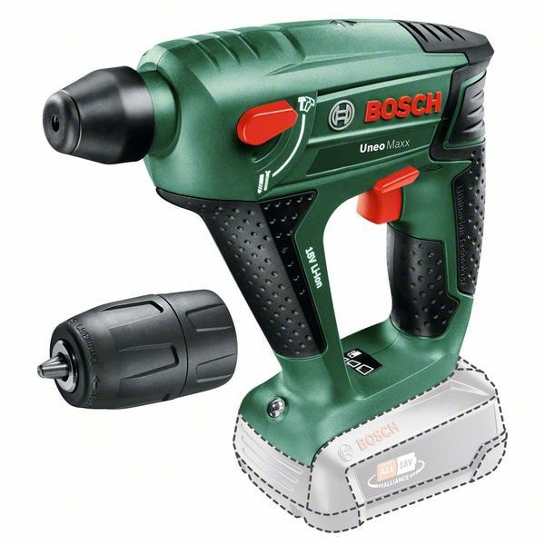 Bosch DIY Akkuborehammer Uneo Maxx 18Vsolo Adapter