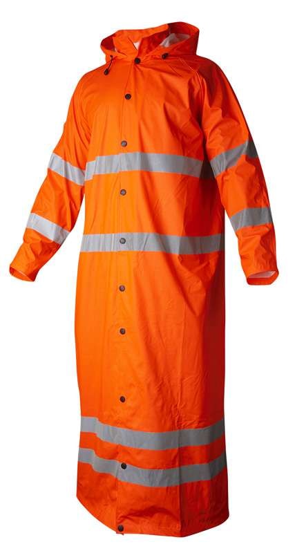 Top Swede Regnfrakke 9095 Orange str 2XL