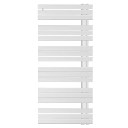 Kriss Stella håndklædetørrer i mathvid 1312 x 600 mm Centermål 50 mm