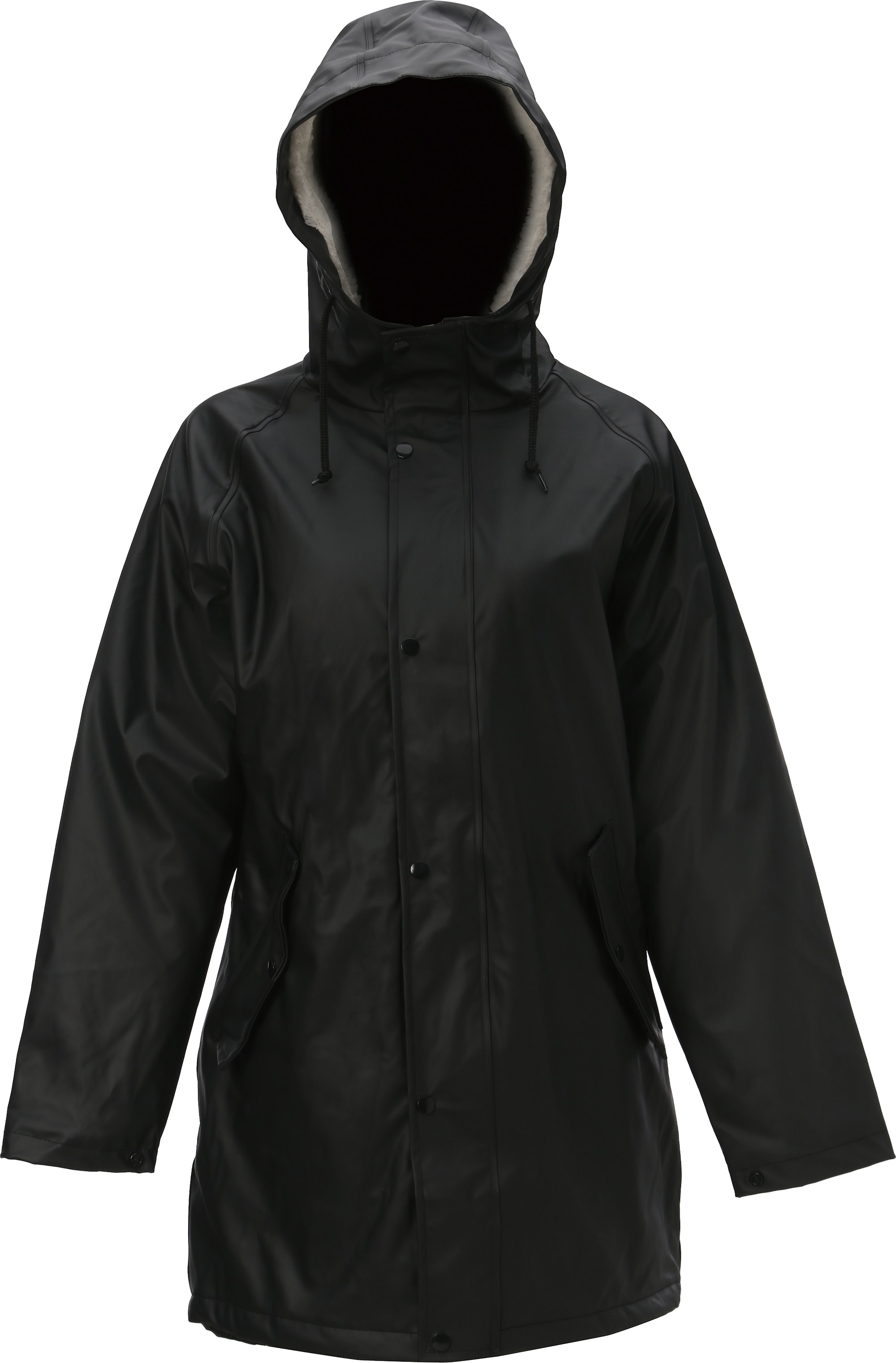 Ægte North Maja regnfrakke Sort