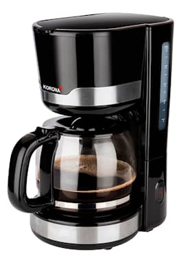 Korona 10232 Breakfast kaffemaskine sort/stål til 12 kopper 1000W