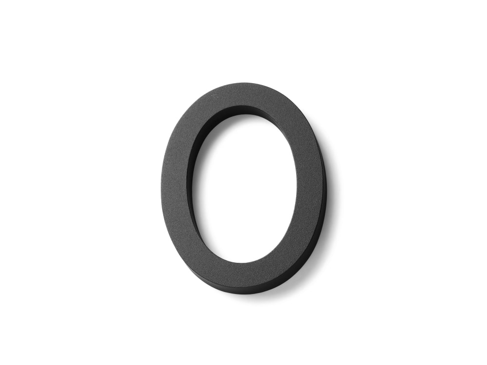 Habo Modern Small husnummer i sort 9