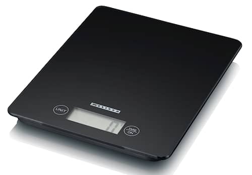 Melissa elektronisk køkkenvægt sort op til 5 kg