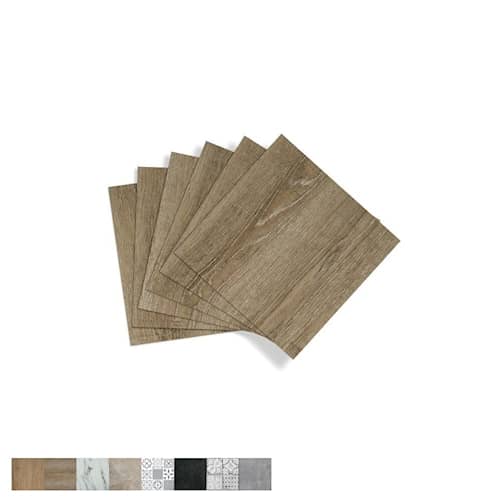 d-c-fix Dark Oak gulvfliser selvklæbende 30,5 x 30,5 cm 11 stk. 1,02 m2