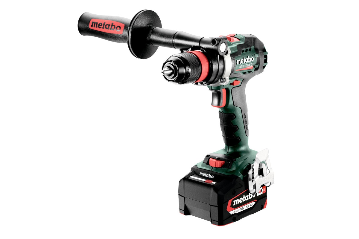 Metabo skruetrækker BS 18 LTX BL Q I med 2x5,2Ah batterier og lader