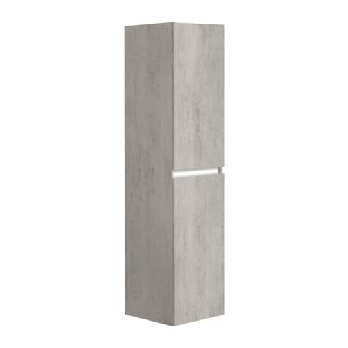 Allibert Pesaro højskab med 2 låger pale betongrå 40 cm