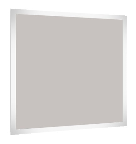 Allibert Kold spejl med antidug og LED lys 80 x 80 cm
