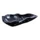 GemLook GL431 håndlavet håndvask i sort fossil marmor oval 53 x 37 cm