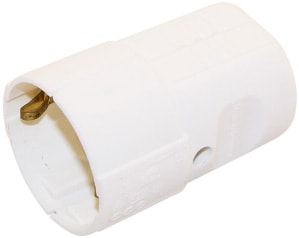 Amiga Forlængerstik Nylon M/J Pets. Hvid