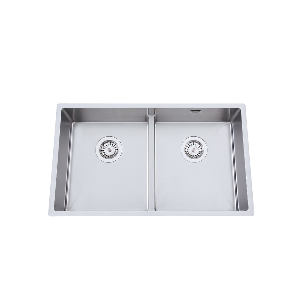 Nordic Tech Radius 80 KX Nickel køkkenvask i stål