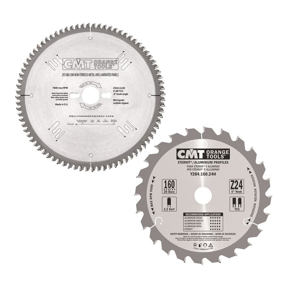 CMT rundsavsklinge 250 x 3,2 x 30 mm. m/80 tænder