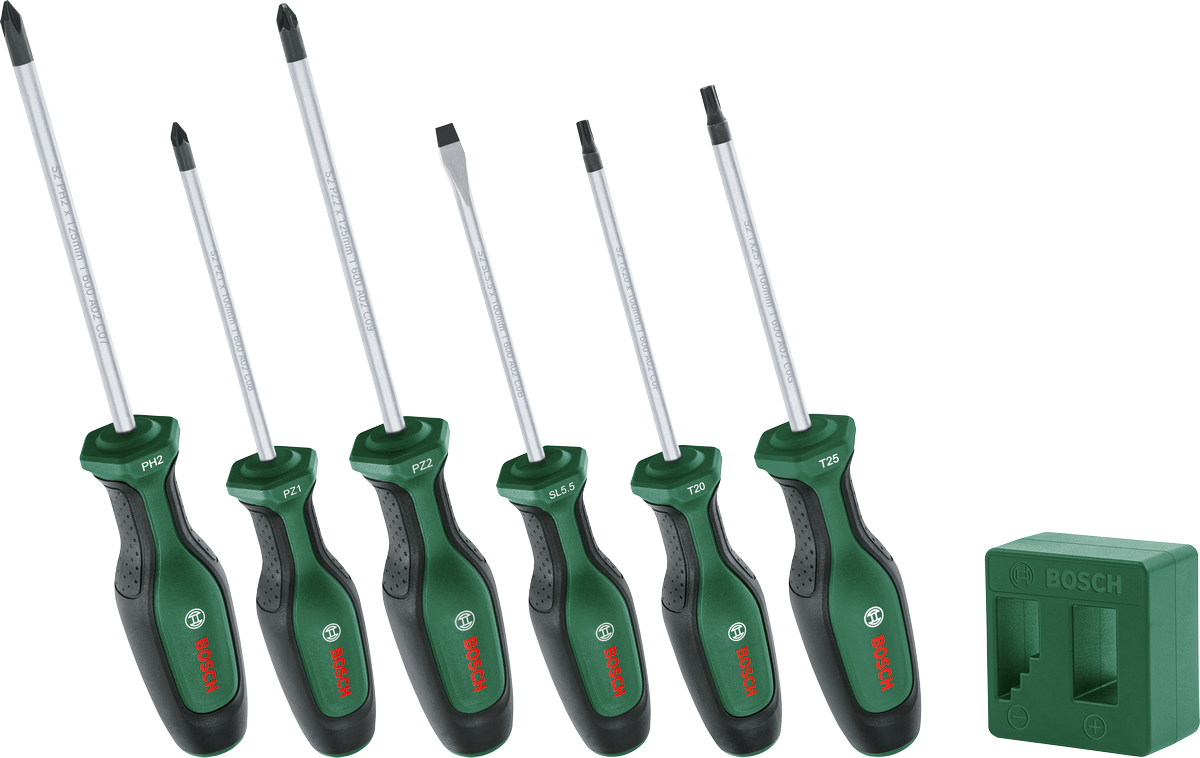 Bosch DIY Skruetrækkersæt 6Stk M Magnetisator