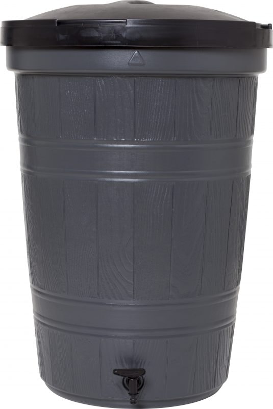 Greenline regntønde i grå på 200 liter