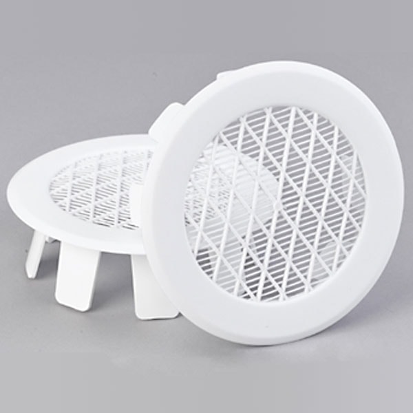 DUKA Drænrørsventil Type 95,4 RD 100 mm i rød - pose à 2 stk