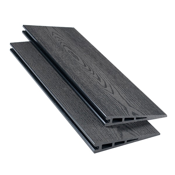 Kirkedal Hegn K2 hegnsprofil sort komposit 25 x 150 x 4000 mm