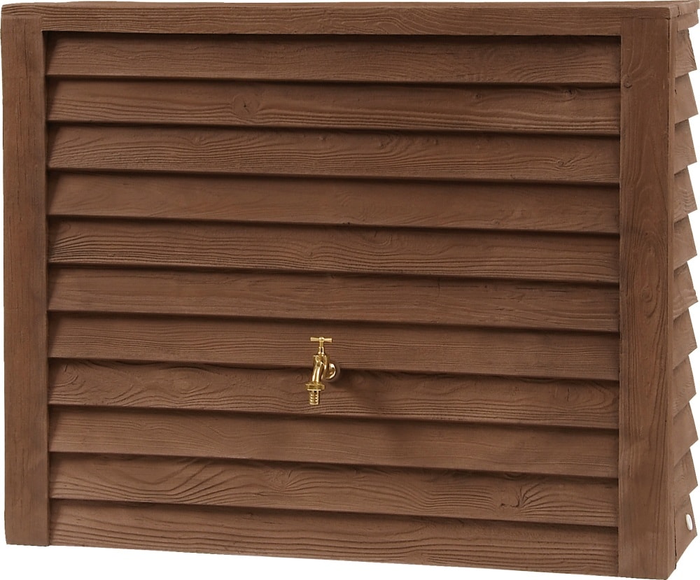 Garantia Woody regnvandsbeholder mørk brun 350L