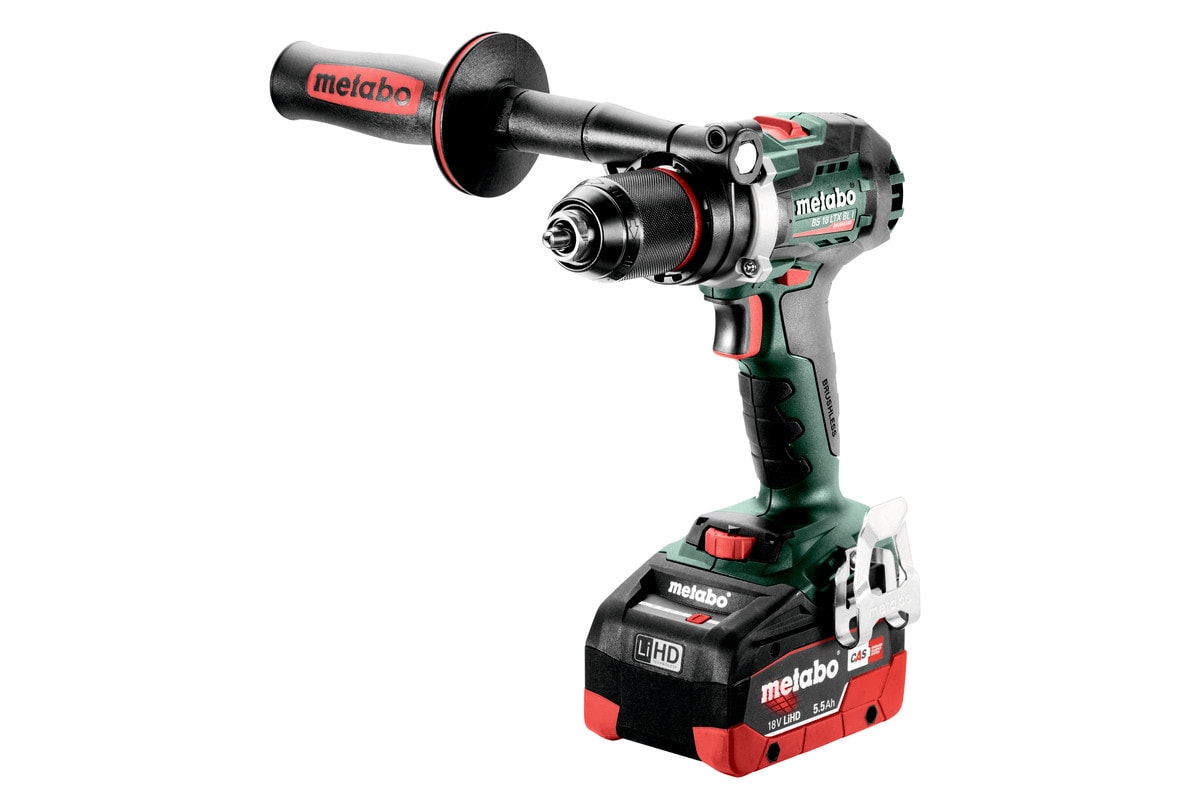 Metabo skruetrækker BS 18 LTX BL I med 2x5,5Ah batterier og lader