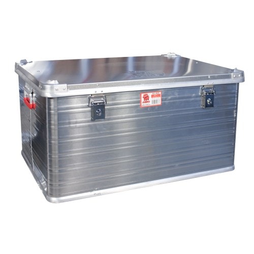 Jumbo alu-kasser indv. mål 1160 x 755 x 485 mm.415 liter, lasteevne 200 kg.
