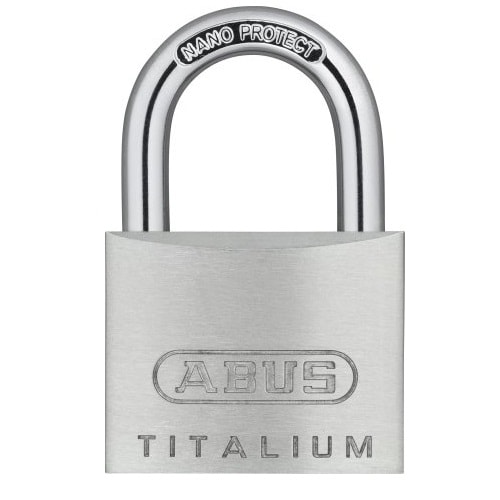 Abus hængelås titalium 50 mm / 50 x 77 x 17 mm