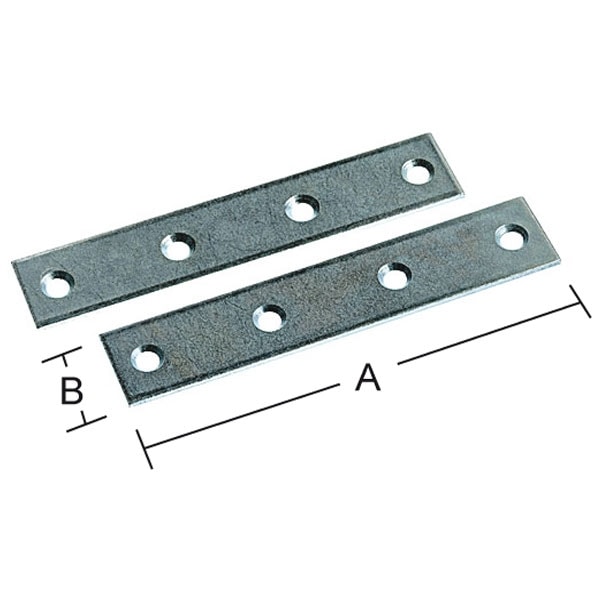 Habo ligejern 100 x 20 mm elforzinket 2 stk