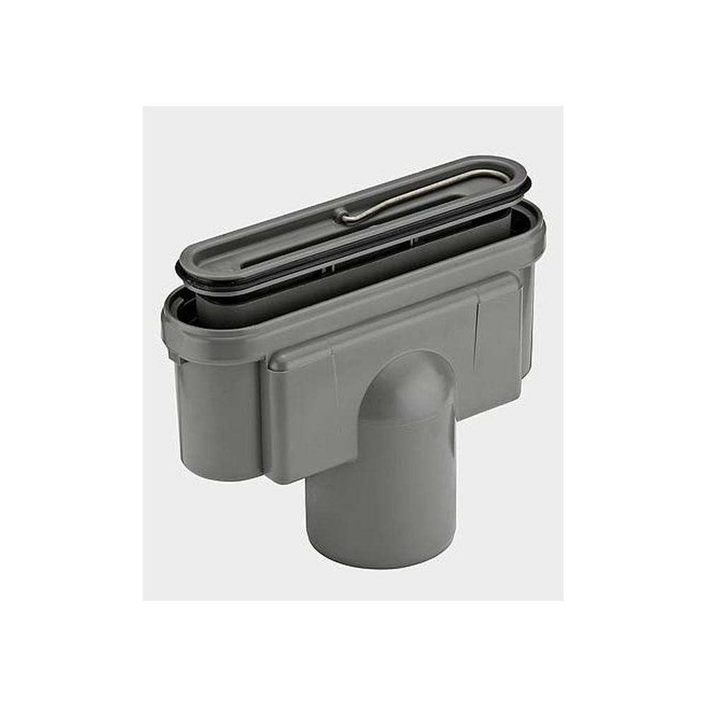 Unidrain udløbshus lodret med vandlås Ø75 mm