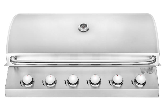 Myoutdoorkitchen Gasgrill til indbygning, med 6 blus