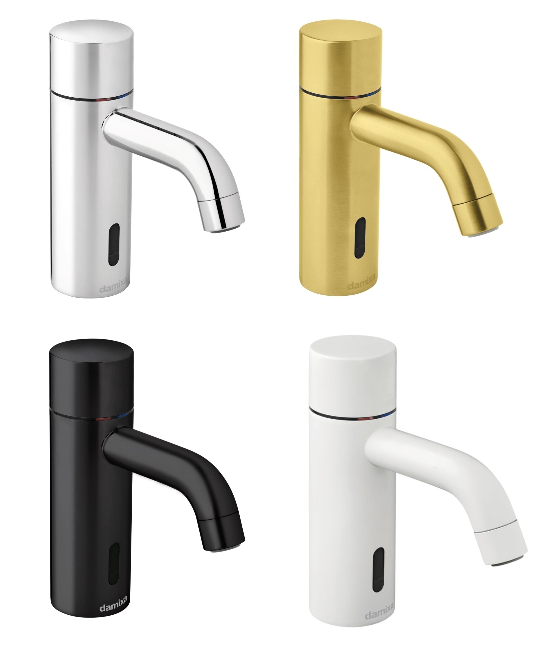 Damixa Silhouet Touchless håndvaskarmatur i mathvid