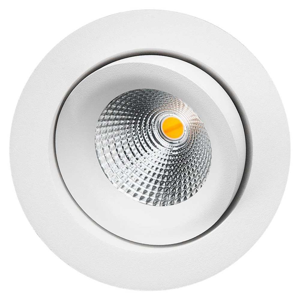 SG Junistar IsoSafe DimToWarm LED indbygningsspot i hvid 6W IP44
