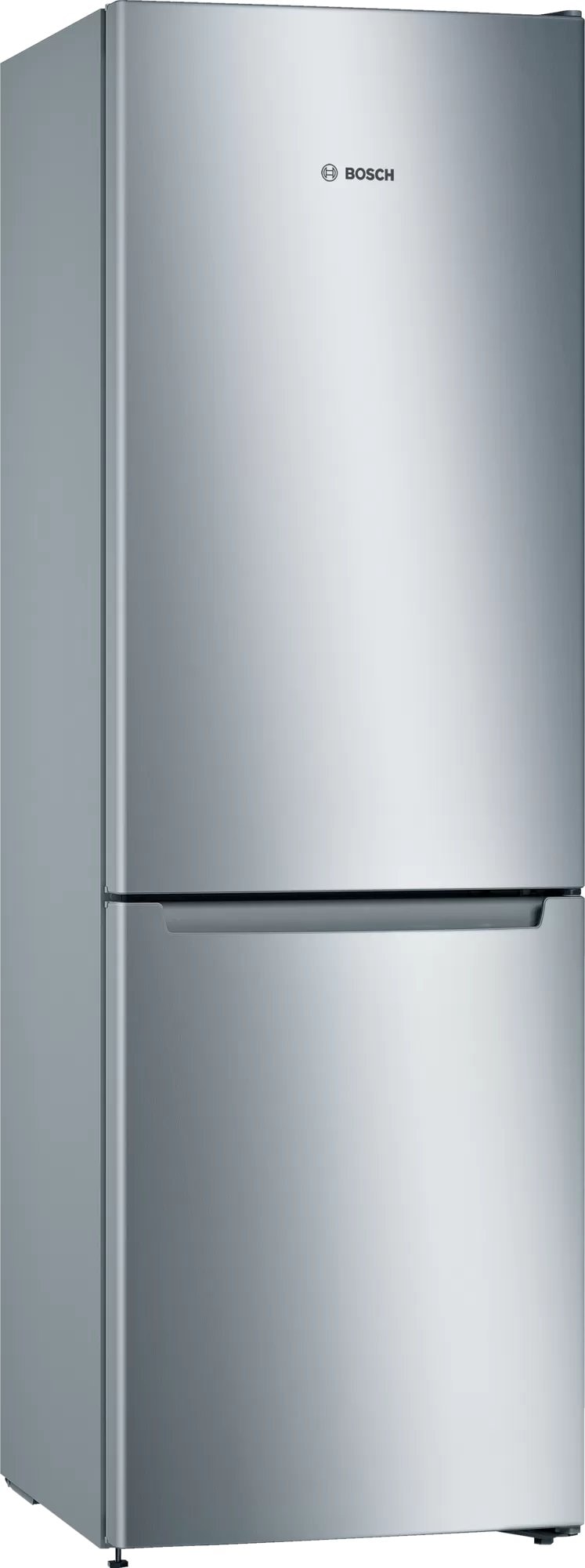 Bosch Serie 2 køle-/fryseskab stållook NoFrost 193L+89L KGN33NLEB