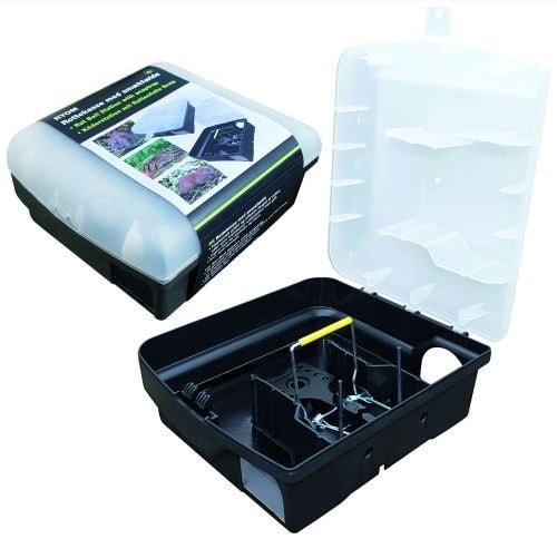 Ryom rottekasse plast med smækfælde