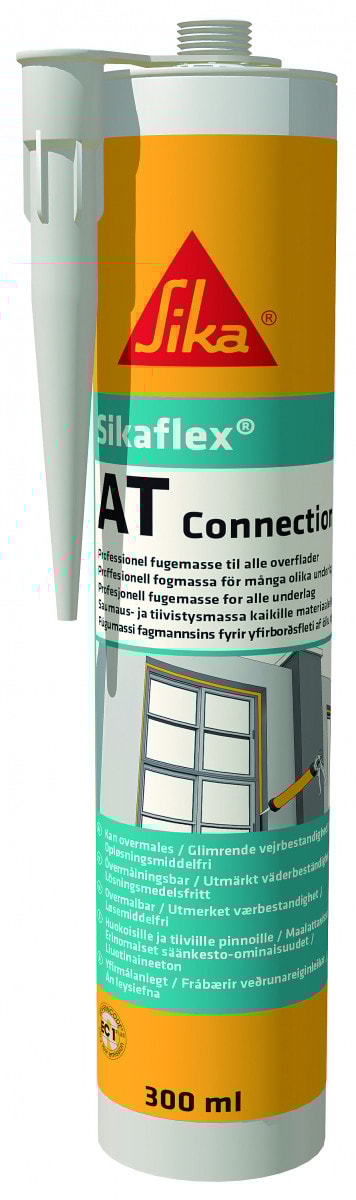 Sika SikaFlex AT Connection fugemasse hvid 300 ml