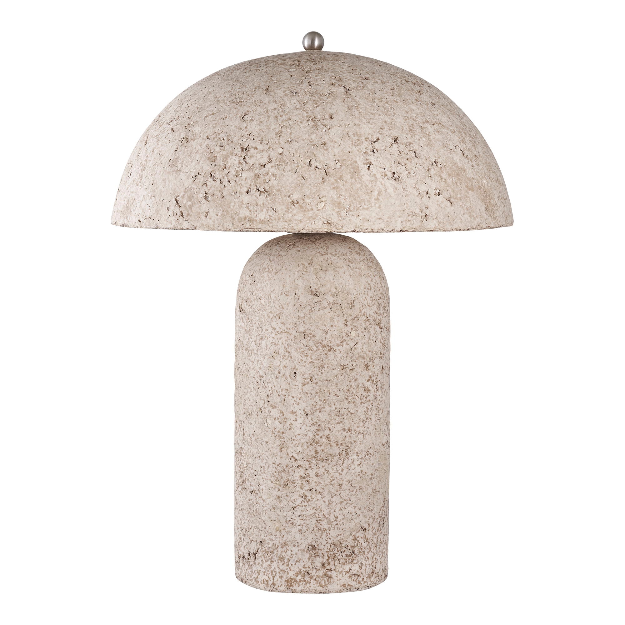 House Nordic Astley bordlampe i stone grå papmaché Ø36,5 x 49,5 cm