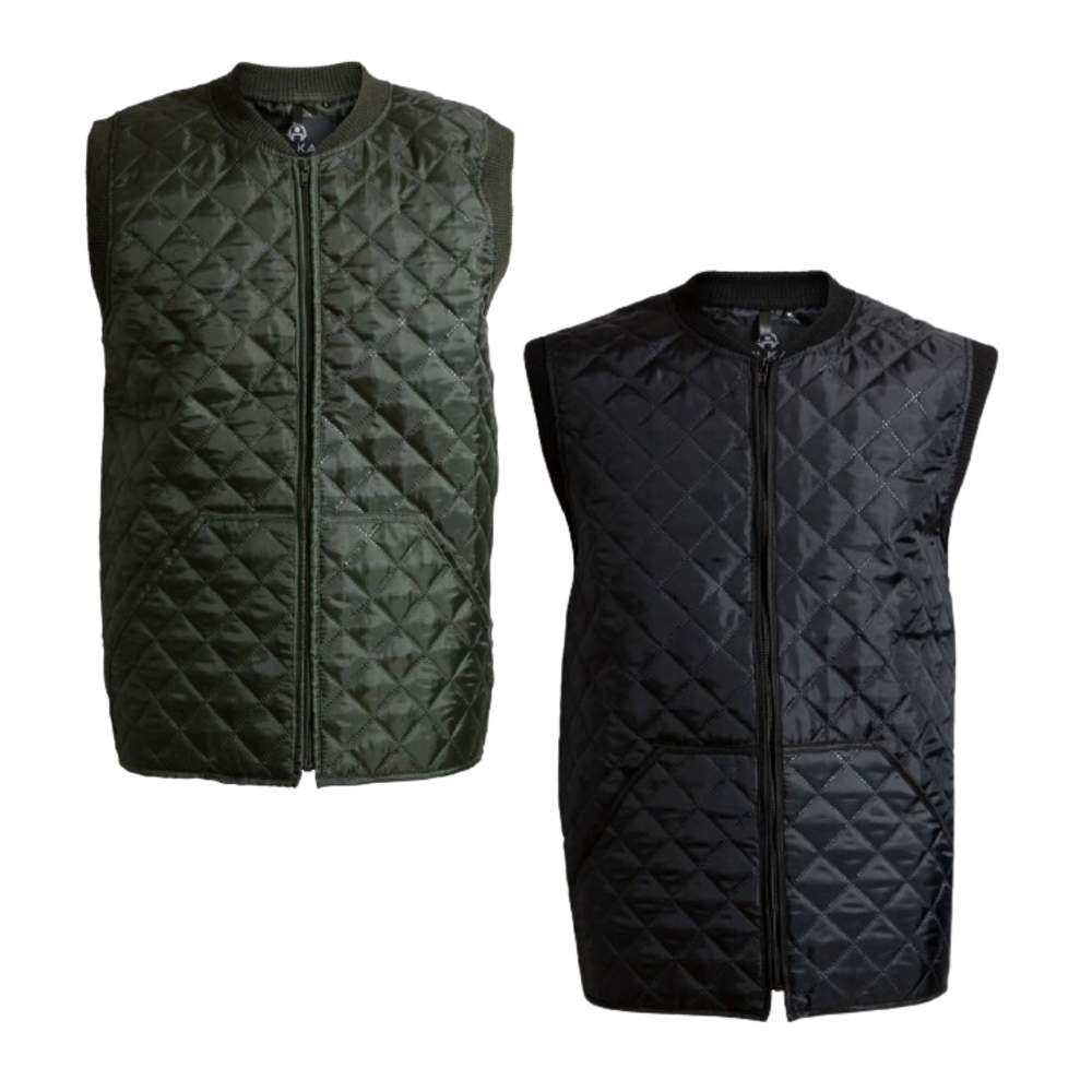 Elka termovest med bagklap sort str. 5XL