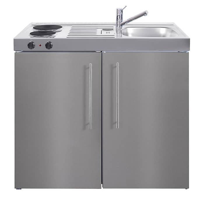 Juvel Premiumline minikøkken med køl/frys, kogeplade og vask 100 cm