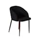 Venture Design Arch spisebordsstol i valnød look og sort stof