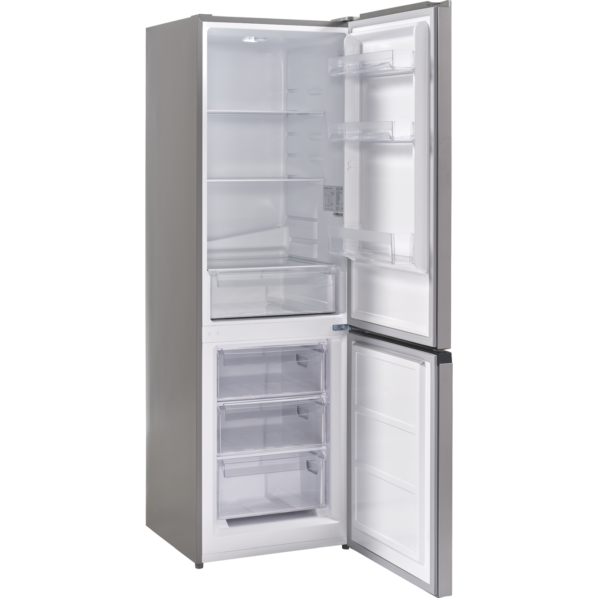 Scandomestic CBF315XE fristående kølefryseskab rustfri 315L