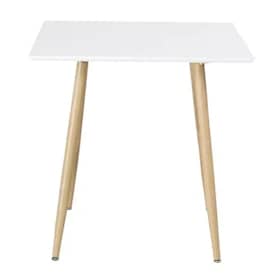 Venture Design Polar spisebord i ege-look/hvid 75 x 75 x H75 cm