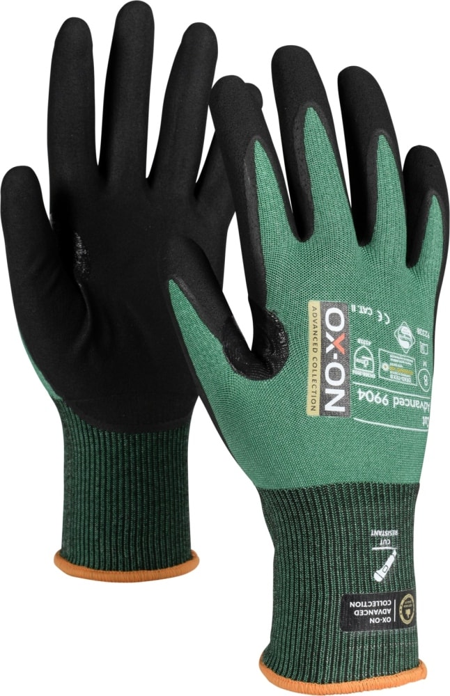 OX-ON Cut Advanced 9904 arbejdshandsker str. 9