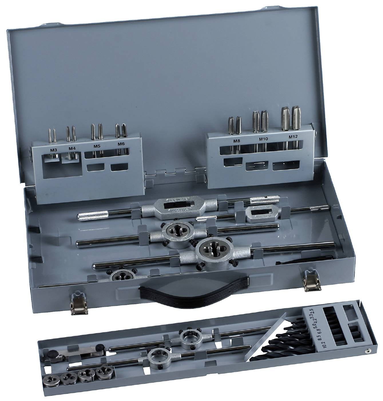 Gevindsæt M3-M12 med bor