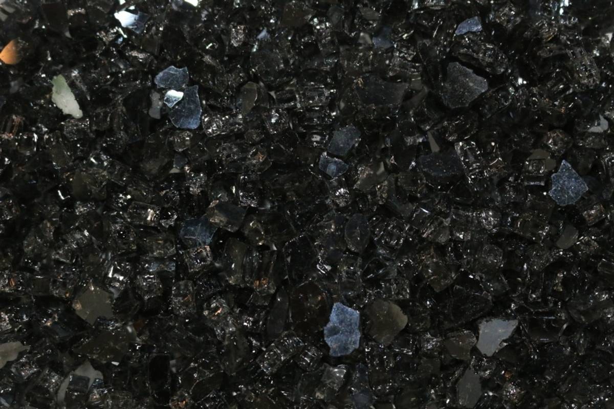 Elementi dekorationsglas i sort