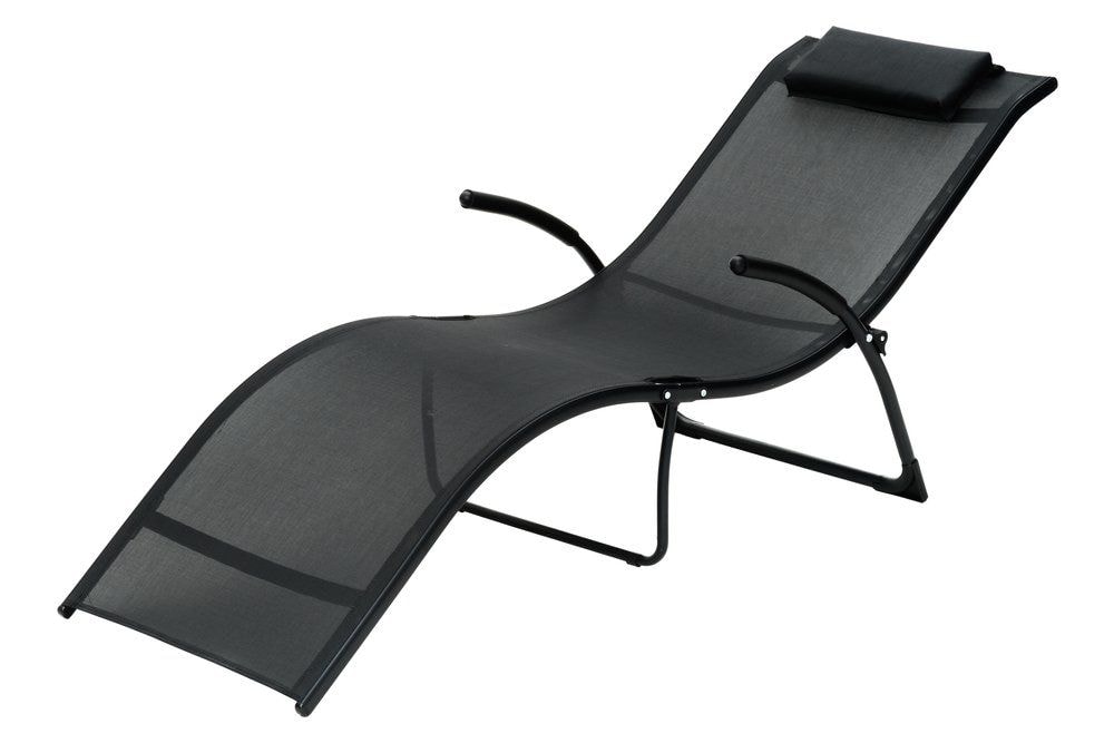 4Living Ringo solstol grå, foldbar