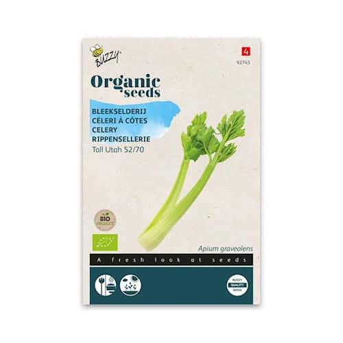 Buzzy Organic bladselleri Tall Utah 52/70 økologiske frø