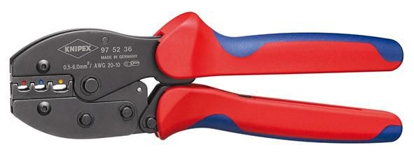 Knipex PreciForce crimptang, bruneret 220 mm