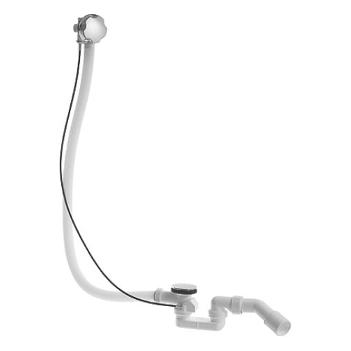 Duravit Af- og overløbssæt til D-Code badekar med centralt afløb