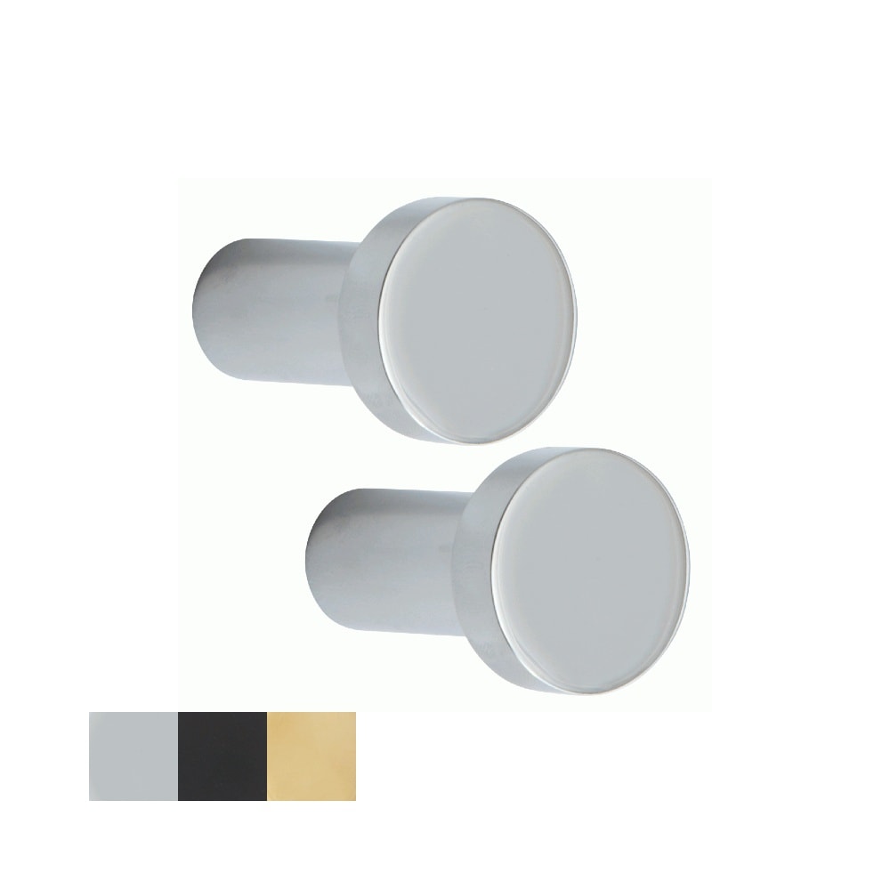 Lavabo Luna håndklædekrog stor mat sort 2 stk.